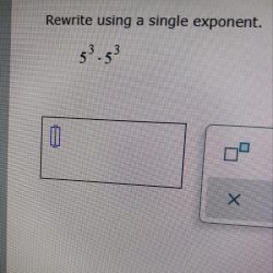 Exponents simplifying rewrite