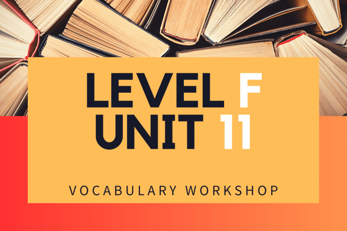 Vocab workshop level f unit 11 answers