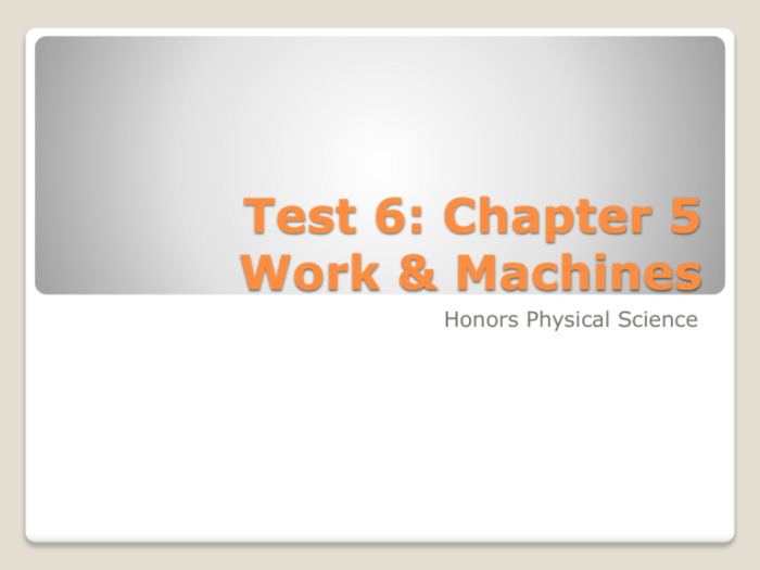 Section 14.2 work and machines answer key