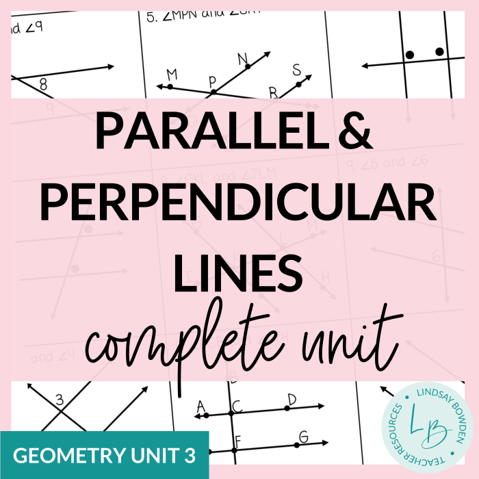 Unit 3 parallel and perpendicular lines homework 4 answer key