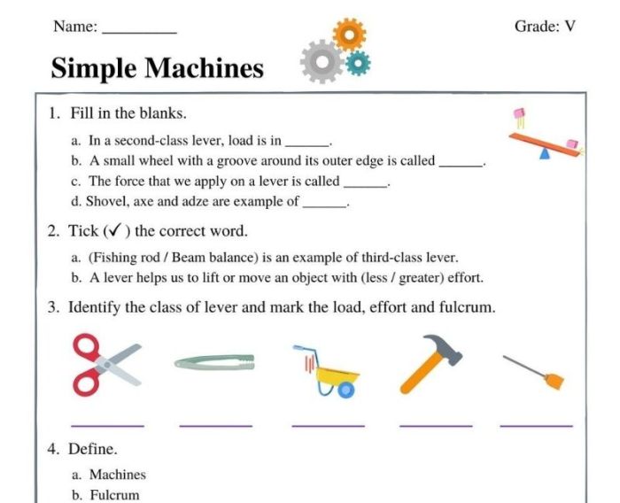 Section 14.2 work and machines answer key